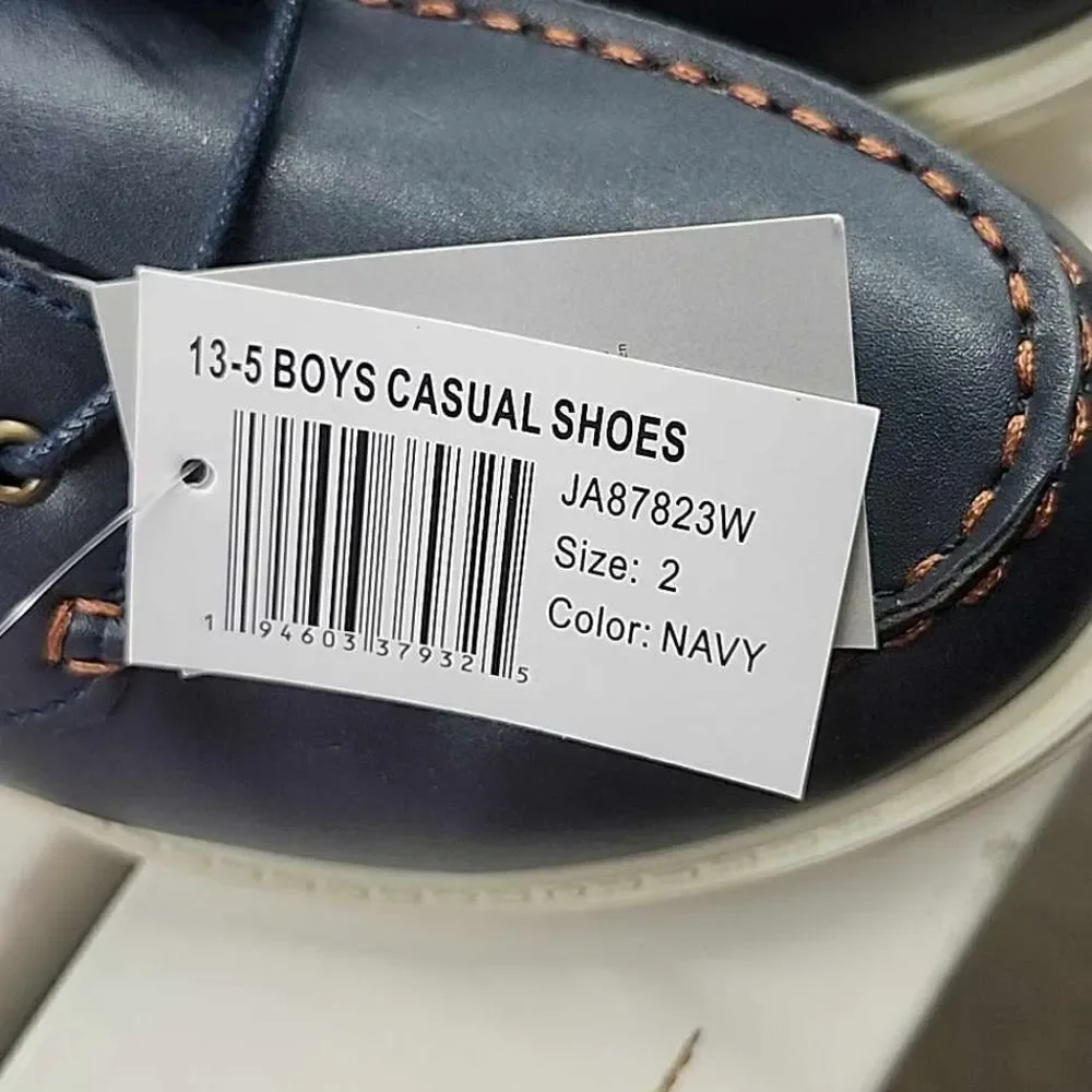 Josmo 2 Navy Slip On Boat Dress Shoe